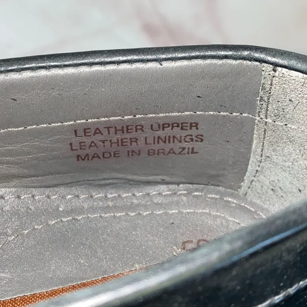Florsheim Braided Brazilian Leather Loafers Size 10.5D